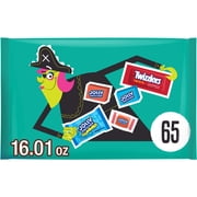 Jolly Rancher and Twizzlers Assorted Fruit Flavored Halloween Candy, Bag 16.01 oz, 65 Pieces
