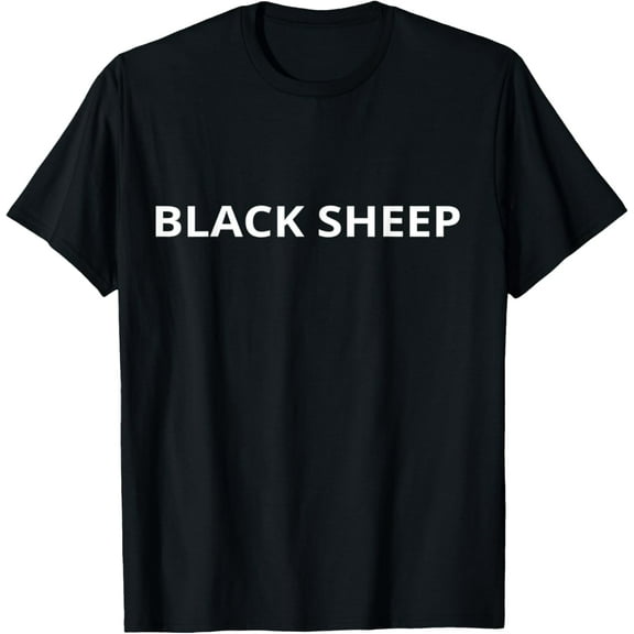 BLACK SHEEP T-Shirt men and women can wear, black, white, gifts