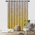 thumbnail image 2 of Nanqianyi Gradient Yellow Blackout Curtains With Grommet Drapes,2 Panels,52x96 inch,Room Darkening Thermal Insulated Window Curtains, 2 of 8