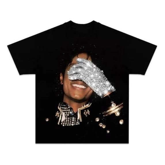 Retro King Of Pop Micha.el Trendy Shirt Jackson Graphic Tee Print Custom Unisex T-Shirt