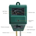 thumbnail image 3 of 3 in 1 Soil pH Meter Moisture Light Tester Gardening Tool for Plants Flowers Lawn No Battery Needed Green Galvanized Aluminum Tube, 3 of 5