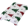thumbnail image 5 of SKYSONIC Christmas Tree Tablecloth Waterproof Washable Polyester Square Table Cover Durable Tablecloth for Kitchen Dining Table Party Decor (54 X 72 Inch), 5 of 7