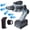 Blue water bullet, variant on KRONDO Cool Inductive Robot Arm Tracking Blaster, Smart Head & Hand Motion Tracking Robotic, Shoulder-Mounted Blaster Robot Toy with Remote Control