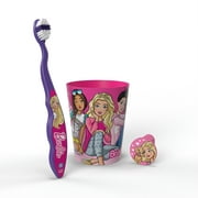Brush Buddies Barbie Soft Bristle Toothbrush and Cup Set for Children