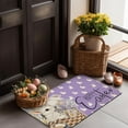 thumbnail image 2 of Easter Door Mat 30 X 17 Bunny,Basket and Floral Decor Doormat Non-Slip Indoor Outdoor Door Mat Easter Decor Rubber Mats, 2 of 6