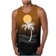 thumbnail image 1 of Tanques para Hombre para la Moda de Verano Casual Solto Chaleco Impresión Deportivo Cuello Redondo Tanque, Poliéster de Algodón, 1 of 3