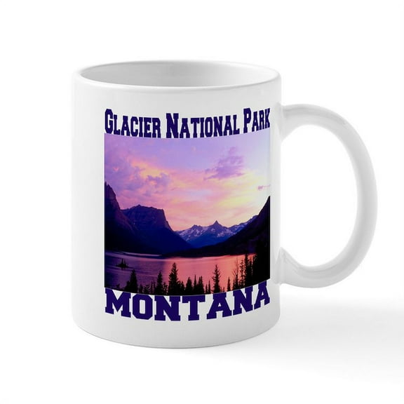 CafePress - Glacier National Park Mug - 11 oz Ceramic Mug - Novelty Coffee Tea Cup
