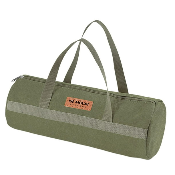 Bolsa de almacenamiento de estacas shamjiam para tienda de campaña verde