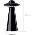thumbnail image 3 of Luz nocturna LED Ufo para niños, lámparas de noche recargables USB sin parpadeo con 3 modos de iluminación, regalos de cumpleaños, Halloween y Navidad para bebé blanco, 3 of 4