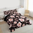 thumbnail image 3 of Feelyou Vintage Western Floral Queen Comforter Set, Rustic Farmhouse Bedding Sets, Teen Child Kid Adult Reversible Bedding Comforter Set, Ultra Soft Home Decor, 3pcs, 3 of 8