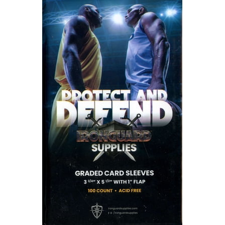 Ironguard Supplies Graded Card Sleeves (100) New