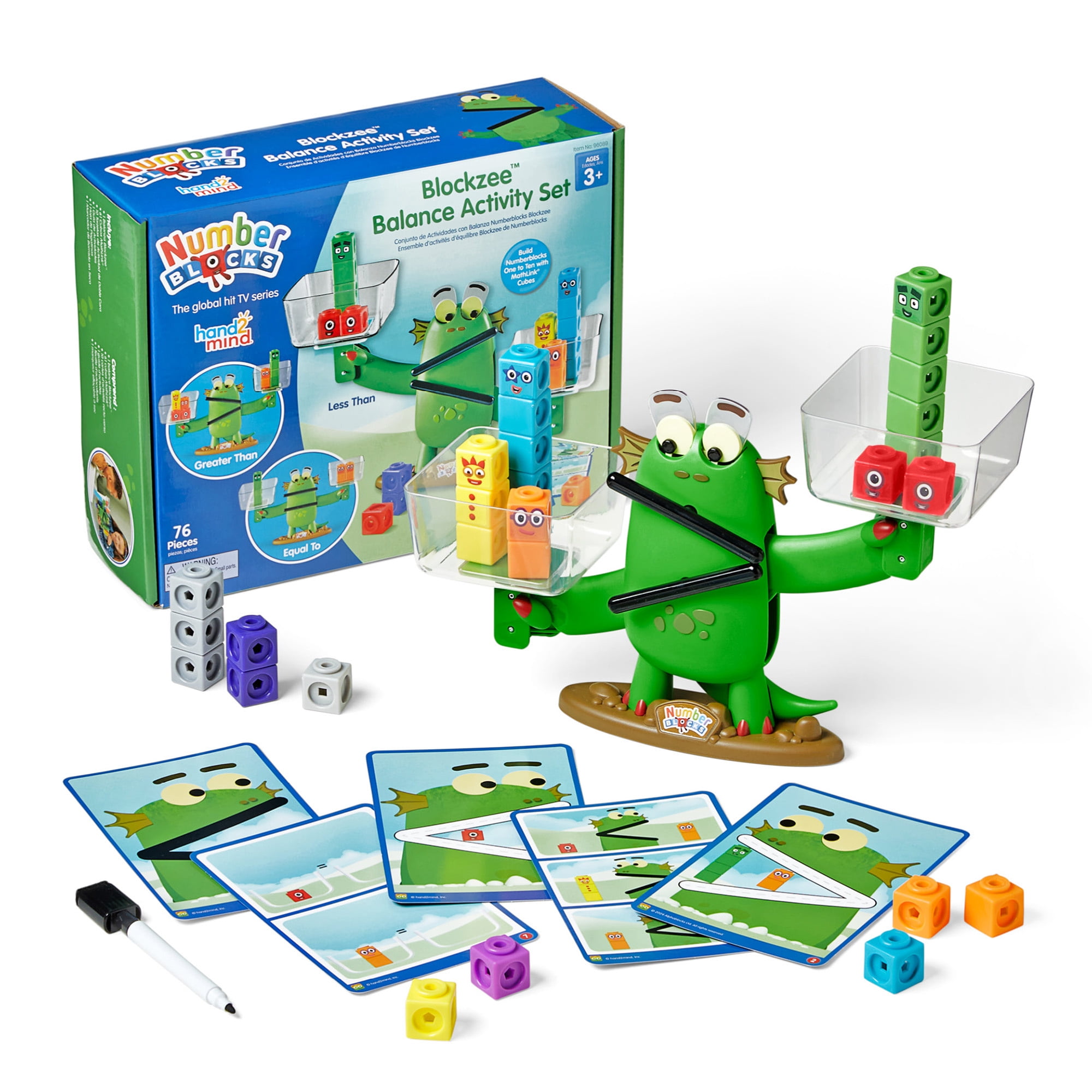 hand2mind MathLink Cubes Activity Set Numberblocks 21-30