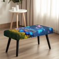 thumbnail image 4 of Whosucclay Butterfly Bottle Grass Galaxy Print Rectangle Bench Covers, Comfortable Dining Bench Slipcover Easy to Clean Bench Seat Furniture Protector Stain Resistant Bench Cushion Cover, 4 of 7