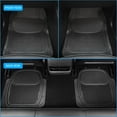 thumbnail image 2 of Nilight PVC Floor Mats for Cars Trucks SUVs,Universal Trim to fit for Most Vehicles,All Weather Protection Heavy Duty Floor Liners,Pack of 4, 2 of 7