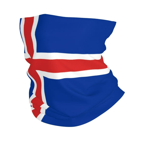Cooling Neck Gaiter Face Cover Scarf The Icelandic Flag Protection Mask Windproof Hiking Cycling Running For Men Women
