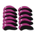 thumbnail image 4 of Almencla 11 Pcs Iron Headcover Anti Scratch Numbered Headcover Protector Guard 4 9, P, S, Rosy, 4 of 8