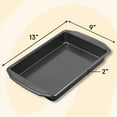 thumbnail image 4 of Wilton Premium Non-Stick Oblong Large Brownie Pan 9" x 13" Rectangular Baking Pan, Packaging May Vary, 4 of 13