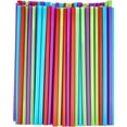 thumbnail image 5 of Colorful Multi-Colored Jumbo Straws - Pack of 250 - Vibrant Design - Perfect for Parties & Events, 5 of 6