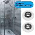 thumbnail image 3 of HONMEET 1ensemble Rouleaux de Porte de Douche Durables Imperméables Roues de Remplacement pour Porte Coulissante de Salle de Bain, 3 of 5