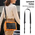 thumbnail image 7 of XYX for Lenovo Tab M11/K11 LTE 2024 Case 11 inch, 3in1 Heavy Duty Shockproof Tablet Case with Stand, Shoulder Strap (TB330FU/TB330XU/TB331FC), Orange, 7 of 7
