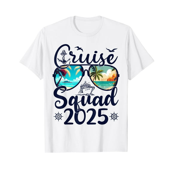 Cruise Squad 2025 Summer Vacation Matching Family Cruise T-Shirt