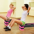 thumbnail image 5 of ZenSports 30'' Adjustable Workout Aerobic Step Platform W/4 Risers 4’’ 6’’ 8’’, Non-Slip Surface, Pink, 5 of 10