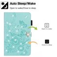 thumbnail image 2 of TECH CIRCLE Case for iPad 10th Generetion 2022,iPad 10.9 inch Case with Pencil Holder, Butterfly Rhinestone PU Leather Smart Auto Wake/Sleep TPU Back Protective iPad Wallet Stand Cover,Green, 2 of 8