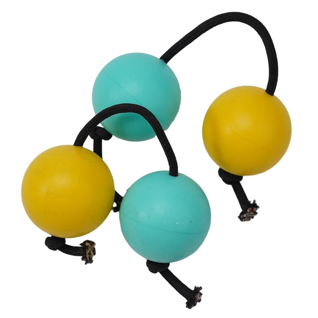 Véritable Instrument Traditionnel Africain Oeufs de Sable Asalato Agitateurs Rythmiques Bleu+jaune