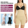 thumbnail image 7 of QRIC Women Shapewear Shorts Tummy Control Butt Lifter Body Shaper High Waist Compression Shorts Thigh Slimmer Pack of 2, 7 of 7