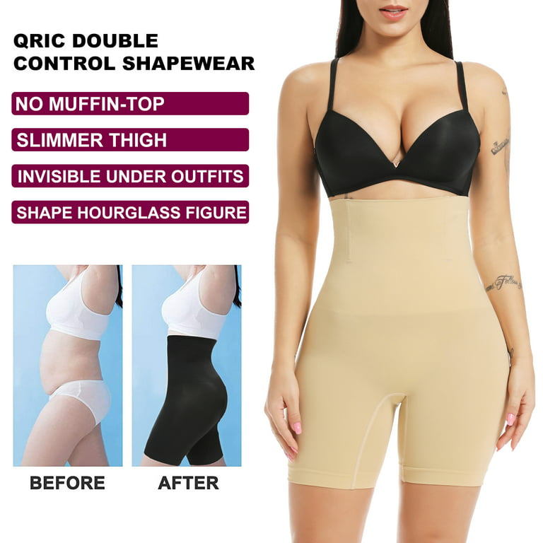 QRIC Women Shapewear Shorts Tummy Control Butt Lifter Body Shaper