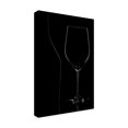 thumbnail image 4 of Mario Buzancic 'Wine Glass And Shadows' Canvas Art, 4 of 4