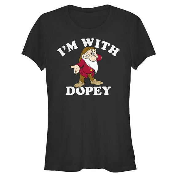 Juniors Snow White and the Seven Dwarfs With Dopey T Shirt