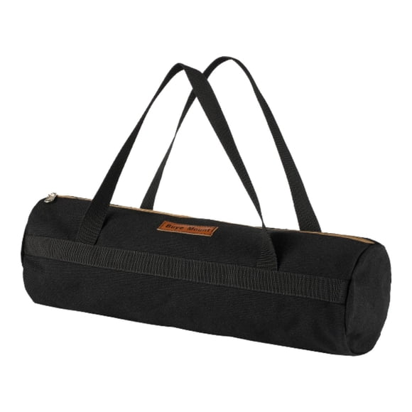 Bolsa de almacenamiento para estacas de tienda de campaña, organizador de postes de tienda, estuche resistente multifunción, grande Negro 44cmx14.5cm