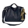 thumbnail image 1 of Bolso de mano de gran capacidad, bolso bandolera, bolso de mano con letras, bolso de hombro informal, diseño fácil de usar, 1 of 9