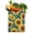 Paisley-165, variant on Wildflower Sunflower Pattern Reusable Fabric Tote - Foldable & Washable Grocery Bag for Students