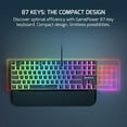 thumbnail image 2 of GAMEPOWER Suki TKL Wired Mechanical Gaming Keyboard, Programmable Macros RGB Lighting Customization, Tactile Blue Mechanical Switches Aluminum Base, Magnetic wrist support, 87 Keys, Blue switch, 2 of 7