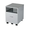 thumbnail image 5 of Realspace® Vista 38"D Metal Mobile File Storage Cart, Silver, 5 of 6