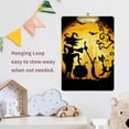 thumbnail image 5 of FMSHPON Halloween Crazy Witch Golden Moon Clipboard Hardboard Wood Nursing Clip Board and Pull for Standard A4 Letter 13x9 inches, 5 of 5