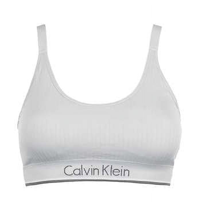 Calvin Klein Women's Modern Cotton Bralette 2 Pack, Black/Grey