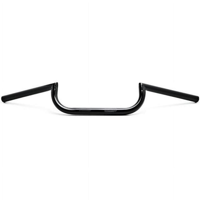 Krator Motorcycle Handlebar 1" Black Cafe Racer Clubman Compatible with Kawasaki VN Vulcan 700 750