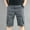 Gray, variant on FRSASU Men's Cargo Shorts Elastic Waistband Drawstring Summer Casual Cotton Big & Tall Relaxed Fit Work Shorts Khaki