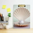 thumbnail image 6 of FMSHPON Pearl Clipboard Hardboard Wood Nursing Clip Board and Pull for Standard A4 Letter 13x9 inches, 6 of 8