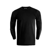 Polera Deportiva Dry Fit de adulto Manga Larga Negra Talla L SNIX