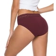 thumbnail image 4 of Bragas Wealurre, ropa interior de bikini de algodón, calzoncillos de encaje, paquete de 5, 4 of 7