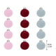 thumbnail image 4 of 12 Bolas Navideñas de Terciopelo con Adornos Flocados | Decoración Navideña de Plástico de 8 Cm | Color Marrón | Adornos Colgantes para El Árbol de Navidad, 4 of 7