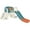 Light Blue, variant on Sumdeal Kids Slide Playset Structure,Freestanding Castle Climbing Crawling Playhouse with Slide,Arch Tunnel,Ring Toss,Basketball Hoop,Toy Storage Organizer for Toddlers,Kids Climbers Playground,Green