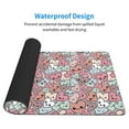 thumbnail image 3 of Salouo Cartoon Hearts Print Large Mouse Pad,Extended Mat Desk Pad, 3mm Thick Mice Pad Desk Mat Big Desk Pad for Work, Game, Office, Home -16 x 29.5in, 3 of 8