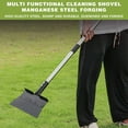 thumbnail image 5 of Multifunctional Outdoor Garden Cleaning Shovel, Flat Head Steel Tool for Yard Weeds Debris Ice Removal, Heavy-Duty Spade for Garden Farm Lawn and Outdoor Maintenance, 5 of 9