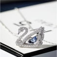 thumbnail image 4 of Collar Swarovski Dancing Swan Cisne Plata Rodio Kit de Regalo, 4 of 5