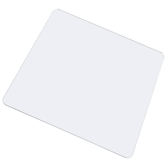 WEUVEB Self Adhesive Acrylic Mirror for Bedroom with White Frame Easy to Install and 10x12 inches
